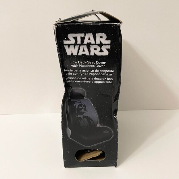 Star Wars Darth Vader Low Back Seat Cover with Headrest Cover - Picture 4 of 14